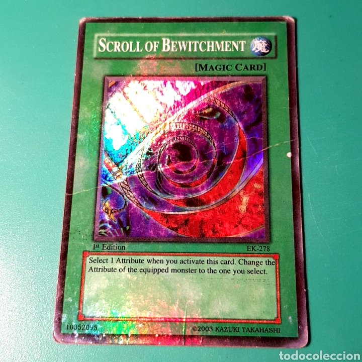 Scroll Of Bewitchment Yugioh Card Genuine Yu-Gi-Oh Trading Card